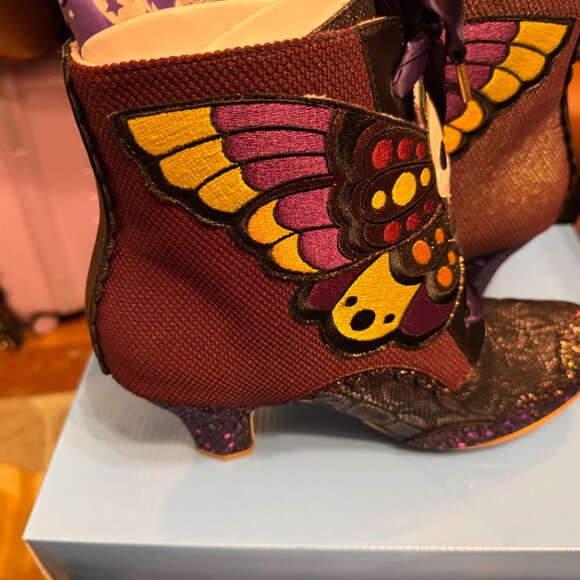Irregular Choice Womens Ankle Boots Wicked Wings size UK 42 NWT Rare - Picture 9 of 15